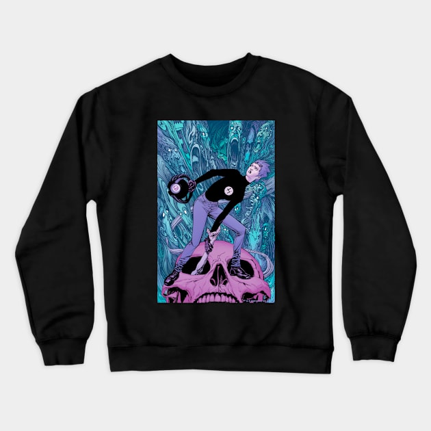 New Zodiax: Cricket Crewneck Sweatshirt by AstronautInk